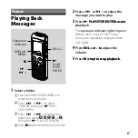 Preview for 9 page of Sony ICD-PX720 Quick Start Manual