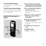 Preview for 11 page of Sony ICD-PX720 Quick Start Manual