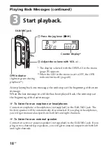 Предварительный просмотр 18 страницы Sony ICD-S7 Operating Instructions Manual