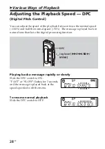 Предварительный просмотр 28 страницы Sony ICD-S7 Operating Instructions Manual