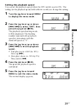 Предварительный просмотр 29 страницы Sony ICD-S7 Operating Instructions Manual