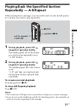 Предварительный просмотр 31 страницы Sony ICD-S7 Operating Instructions Manual