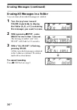 Предварительный просмотр 36 страницы Sony ICD-S7 Operating Instructions Manual