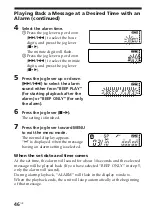 Предварительный просмотр 46 страницы Sony ICD-S7 Operating Instructions Manual