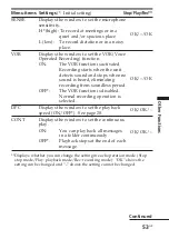 Предварительный просмотр 53 страницы Sony ICD-S7 Operating Instructions Manual