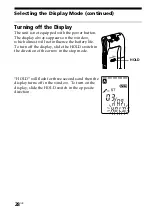 Предварительный просмотр 28 страницы Sony ICD-ST10 - Icd Recorder Operating Instructions Manual