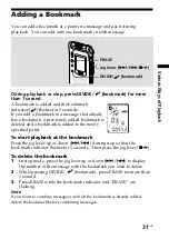 Предварительный просмотр 31 страницы Sony ICD-ST10 - Icd Recorder Operating Instructions Manual