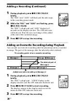 Предварительный просмотр 34 страницы Sony ICD-ST10 - Icd Recorder Operating Instructions Manual