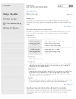 Preview for 12 page of Sony ICD-SX1000 Help Manual