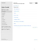 Preview for 14 page of Sony ICD-SX1000 Help Manual