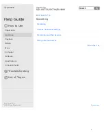 Preview for 15 page of Sony ICD-SX1000 Help Manual