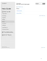 Preview for 18 page of Sony ICD-SX1000 Help Manual