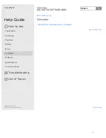 Preview for 19 page of Sony ICD-SX1000 Help Manual