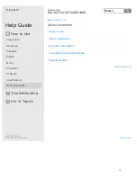 Preview for 22 page of Sony ICD-SX1000 Help Manual