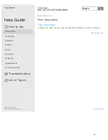 Preview for 34 page of Sony ICD-SX1000 Help Manual