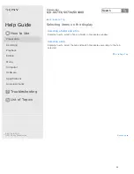 Preview for 40 page of Sony ICD-SX1000 Help Manual