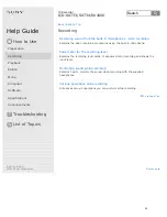 Preview for 43 page of Sony ICD-SX1000 Help Manual