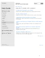 Preview for 61 page of Sony ICD-SX1000 Help Manual