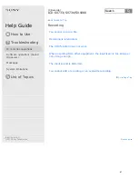 Preview for 75 page of Sony ICD-SX1000 Help Manual