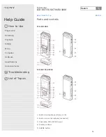 Preview for 87 page of Sony ICD-SX1000 Help Manual