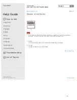 Preview for 102 page of Sony ICD-SX1000 Help Manual