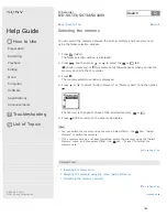 Preview for 114 page of Sony ICD-SX1000 Help Manual