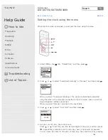 Preview for 117 page of Sony ICD-SX1000 Help Manual