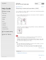 Preview for 124 page of Sony ICD-SX1000 Help Manual