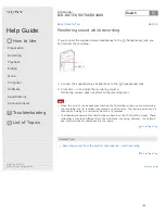 Preview for 131 page of Sony ICD-SX1000 Help Manual
