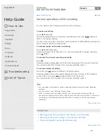 Preview for 132 page of Sony ICD-SX1000 Help Manual