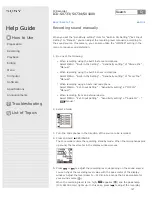 Preview for 145 page of Sony ICD-SX1000 Help Manual