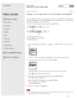 Preview for 147 page of Sony ICD-SX1000 Help Manual