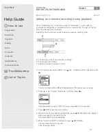 Preview for 149 page of Sony ICD-SX1000 Help Manual