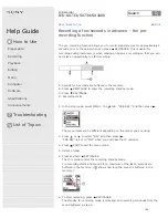 Preview for 151 page of Sony ICD-SX1000 Help Manual