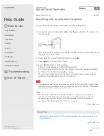 Preview for 157 page of Sony ICD-SX1000 Help Manual