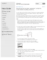 Preview for 158 page of Sony ICD-SX1000 Help Manual