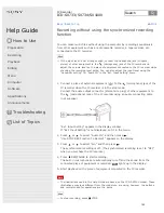 Preview for 160 page of Sony ICD-SX1000 Help Manual