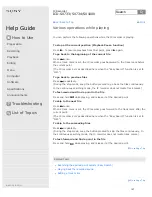 Preview for 165 page of Sony ICD-SX1000 Help Manual