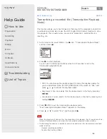 Preview for 168 page of Sony ICD-SX1000 Help Manual