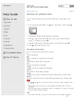 Preview for 175 page of Sony ICD-SX1000 Help Manual