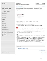 Preview for 177 page of Sony ICD-SX1000 Help Manual