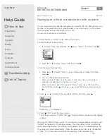 Preview for 184 page of Sony ICD-SX1000 Help Manual