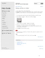 Preview for 189 page of Sony ICD-SX1000 Help Manual