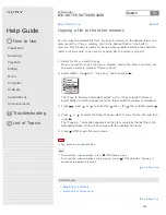 Preview for 191 page of Sony ICD-SX1000 Help Manual