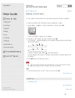 Preview for 194 page of Sony ICD-SX1000 Help Manual