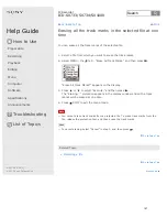 Preview for 195 page of Sony ICD-SX1000 Help Manual