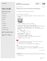 Preview for 198 page of Sony ICD-SX1000 Help Manual