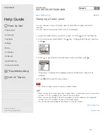 Preview for 199 page of Sony ICD-SX1000 Help Manual