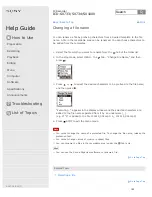 Preview for 200 page of Sony ICD-SX1000 Help Manual