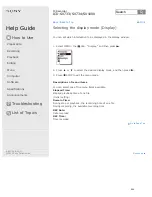 Preview for 212 page of Sony ICD-SX1000 Help Manual